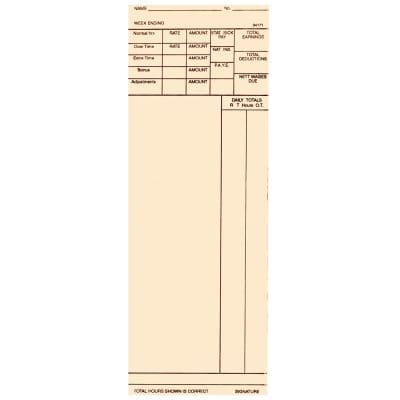 Simplex TR2C Cards Ref 84171