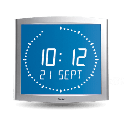 Ellipse Digital LCD Illuminated Clock